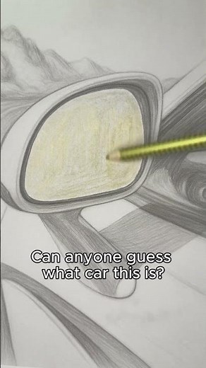 Day 1 of drawing a golden mirror #drawing #mirror #reflection #gold