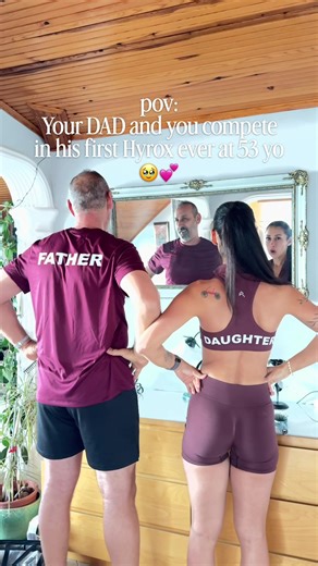 Welcome to HY Society, Dad. ❤️ If you’re watching this, just know my dad had never done sports in his life before this. He was your average non sporty Turkish dad, and fitness simply was not part of his world. Then one day I asked him if he would do a HYROX with me, and he didn’t even hesitate. For the first time in his life, he started running, learning how to lift, and showing up to gym classes, not because he suddenly wanted to become an athlete, but because he wanted to share this experience
