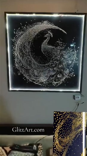 DIY crystal art KIT 60x60cm Swarovski STYLE, rhinestone crystals