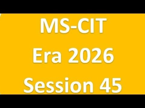 MS-CIT Era 2026 Session 45