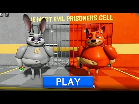 JUDY'S & NICK'S PRISON RUN! Obby Roblox! Gameplay Walkthrough