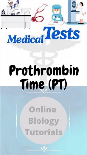 Prothrombin Time I Pathology test I Diagnostic test I Blood test I Pronunciation