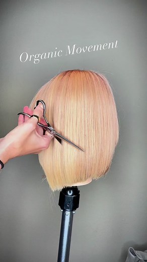 Creating a bit of movement and texture on a blunt haircut without a traditional layer. I use this organic slide cutting technique in sections to reduce weight in very dense hair and also in fine/low density straight hair to add movement without removing too much weight(which can happen when over layering fine/low density hair) #haircutting #HairTransformation #haircuttutorial #intuitivehaircutting #layeredhaircut #texturizedhair #carrielovesedu #bobhaircut #longbobhaircut #stanleytumbler #haircu