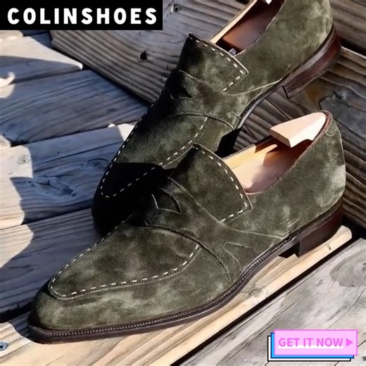 Five Colors. One Effortless Style. Meet our premium suede penny loafers — now available in Grey, Green, Blue, Black, and Brown. From subtle neutrals to standout tones, there’s a perfect pair for every mood and every outfit. ✔ Soft premium suede ✔ Clean stitching & classic penny design ✔ Lightweight, comfortable, easy to style ✔ Ideal for smart casual, daily wear, and relaxed elegance Whether you keep it classic or play with color, this collection brings effortless sophistication to every step. �