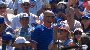 Jon Lester got a standing ovation at Wrigley Field 👏 | Marquee Sports Network