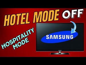 Samsung Tv Hotel Mode || Hospitality Mode Samsung Tv