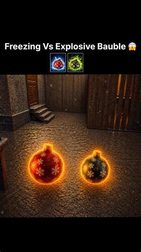 Freezing vs Explosive Bauble😱| Which Works Better? | #granny