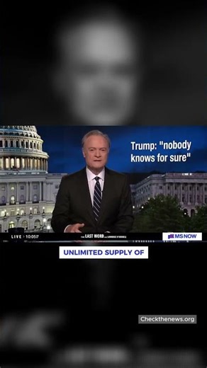 A news anchor explains, on air, their own framing