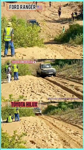 Sand Hill Climb Battle 🔥 Ford Ranger vs Toyota Hilu vs toyota land cruiser