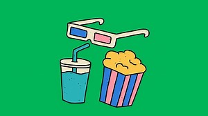 Popcorn, Movie, Film. Free Stock Video