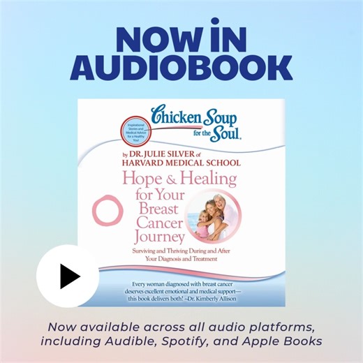 Today, on World Cancer Day, we honor all those affected by cancer—survivors, fighters, and their loved ones. 💖 Chicken Soup for the Soul: Hope & Healing for Your Breast Cancer Journey offers uplifting stories of strength, hope, and resilience. Now available in audiobook, it’s a powerful companion for anyone in need of inspiration. | Chicken Soup for the Soul