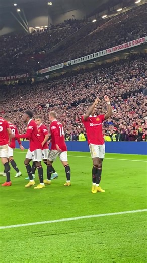 Rashford's 100th Goal Celebration for Manchester United