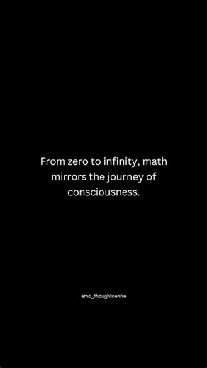 From zero to infinity.... mathsandspirituality #shorts #consciousness