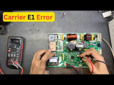 Carrier / Voltas Inverter AC E1 Error Fix | Outdoor PCB Problem Solution | Carrier & Voltas PCB