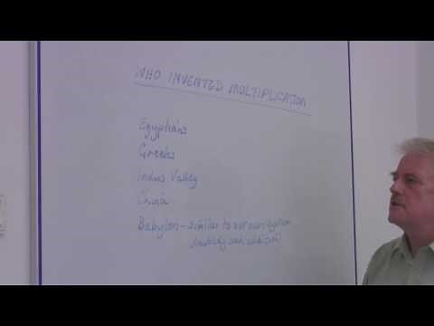 History of Mathematics : Who Invented Multiplication?