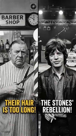 The Rolling Stones 1964 Hair Rebellion #shorts