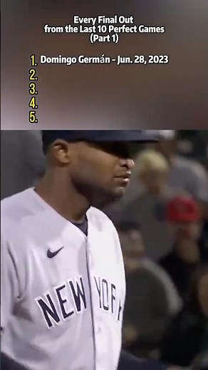 Every Final Out from the Last 10 Perfect Games #mlb #baseball #mlbhighlights #baseballhighlights