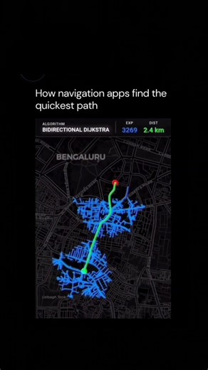 ||Secret Algorithm Behind Google Maps Routes 🤯|| #youtubeshorts #trending #viral #shorts #ytshorts