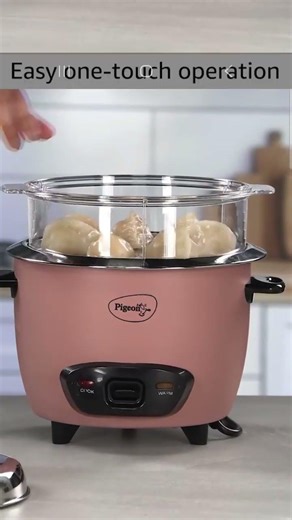 Pigeon Inox Pro Rice Cooker with Steamer #ricecookers #electriccooker @KabitasKitchen