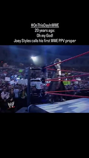 The Voice of ECW is in the WWE! Joey Styles had called ECW One Night Stand a few months earlier But he’s understandably nervous at first, being guided by Jerry Lawler, but soon gets into the groove He soon joins the Raw commentary team #OnThisDayInWWE | On This Day in WWE