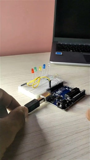 Control LEDs with just your fingers 🤯💡