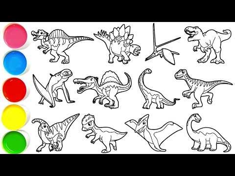 Draw Amazing Dinosaurs in Minutes - Spinosaurus, Stegosaurus, Pterosaur, Tyrannosaurus Rex, & others