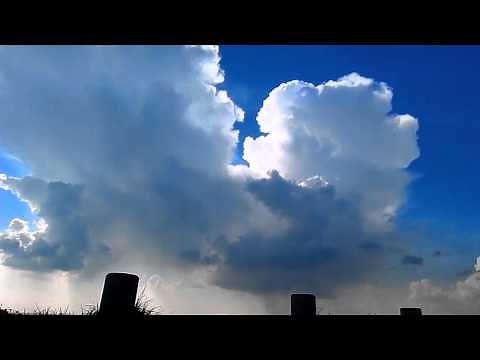 Cumulonimbus thunder-clouds forming - time-lapse
