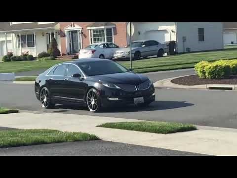 Lincoln MKZ Pull Up On 22 inch rims