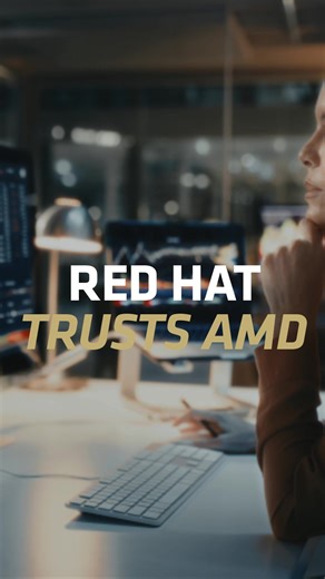 Modernization doesn’t look the same for every organization. That’s why Red Hat trusts AMD. Together, we’re building an open, flexible foundation that lets you scale workloads across data center, hybrid, and multi-cloud environments with consistency, performance, and control. See how the most trusted companies trust AMD at the link in our bio.