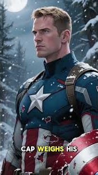 Captain America Faces a Monster in the Snowy Woods!