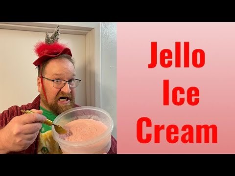 How to make Jello Ice Cream | Three ingredient recipe