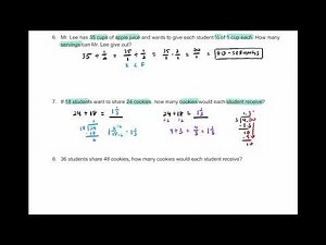 Fraction Word Problems (10 detailed examples)