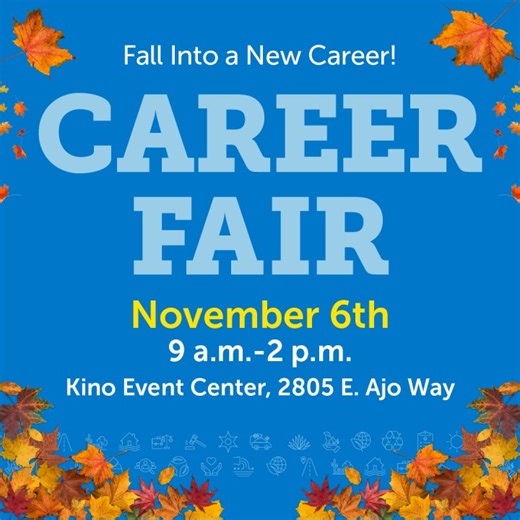 🍂 Tomorrow’s the Day! Fall into a New Career with Pima County! 🍂Ready to leaf your old job behind? 🍁 Join us tomorrow for the Pima County Career Fair at the Kino Event Center! Meet our amazing… | Pima County