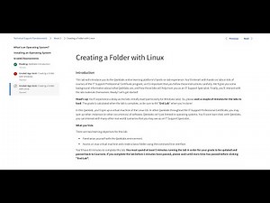 Creating a Folder with Linux | Coursera Google IT support 2023