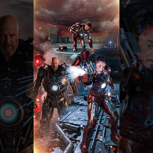 Iron Man Kills Iron Monger In Intense Fight #ironman #tonystark #avengers #mcu #marvel #movie #short