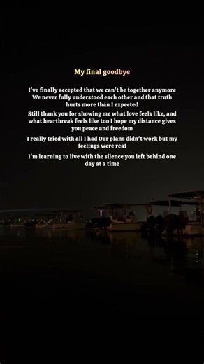 My Final Goodbye 💔 | Sometimes Love Means Letting Go | Sad Love Quotes 🥀