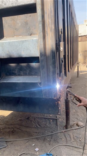 Heavy Dumper BackGate Reinforcement Welding | Strong Body Modification