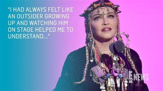 Madonna addressed her longtime public feud with Elton John after clearing the air with the "Rocket Man" singer during his SNL appearance with Brandi Carlile. | E! News