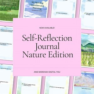 Reflection Daily Panner Nature Edition Self-reflection Journal Digital Download Printable PDF - Etsy