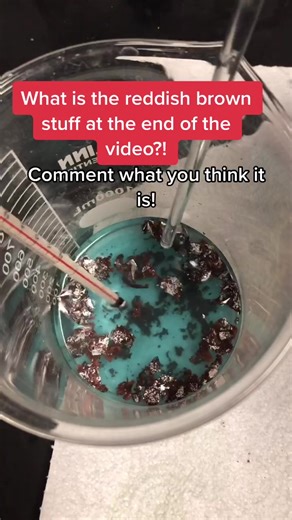 Chemistry Lab: Aluminum Copper (II) Chloride Reaction Time Lapse