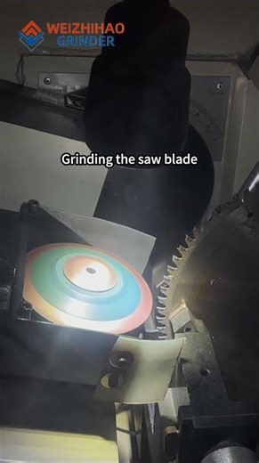 This Old Saw Blade Got Sharpened. Watch How Smooth It Cuts Now. #sawblade #machine #woodworking