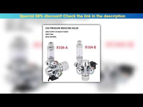 Top AC100-240V Aquarium CO2 Regulator Electromagnetic Valve Bubble Counter CO2 Control System Fish•