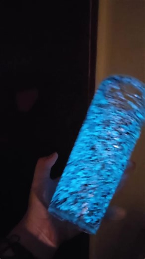 glow in the dark 24oz tumbler ready for some one to choose there wrap#lovecrafting #beproud #pykestitchfam @OMGgifts (Jenna) for the glitter guys