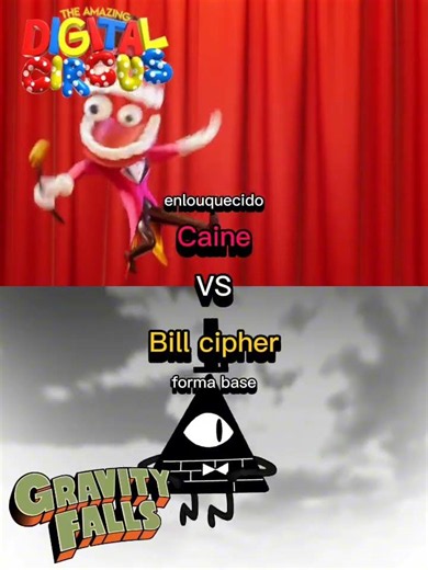 Bill cipher VS Caine #digitalcircus #gravityfalls