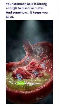 Stomach acid is strong enough to dissolve metal | Easy Science Lessons