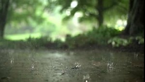 Raindrops in Super Slow Motion (Free to Use HD Stock Video Footage)