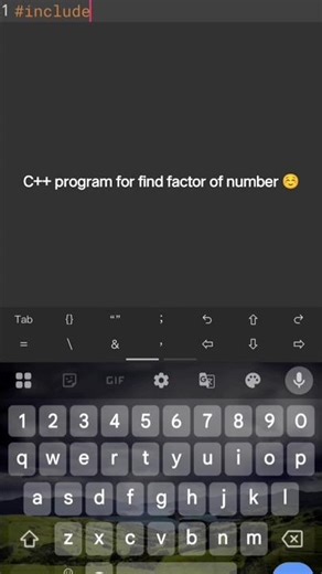 c++ program for find Factor of number ☺️