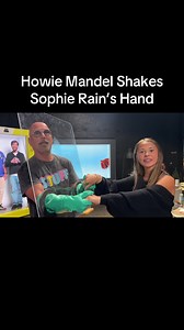 Howie Mandel Shakes Sophie Rain’s Hand — Memorable Handshake Moment