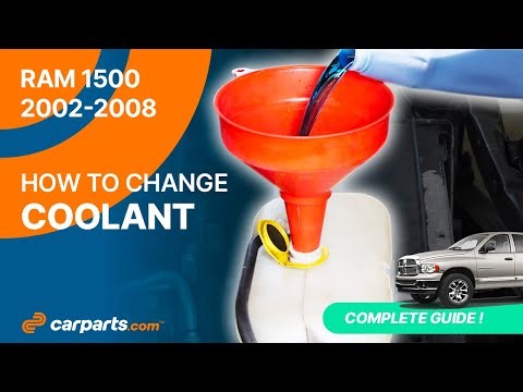 How to change the Coolant 2002 - 2008 4.7 Dodge RAM 1500 ❄️