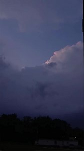 Yes, sometimes lightning does go sideways out of a storm. This video was sent in by Kay in Greenwood Springs. Looking at the storm back towards Smithville. | Matt Laubhan